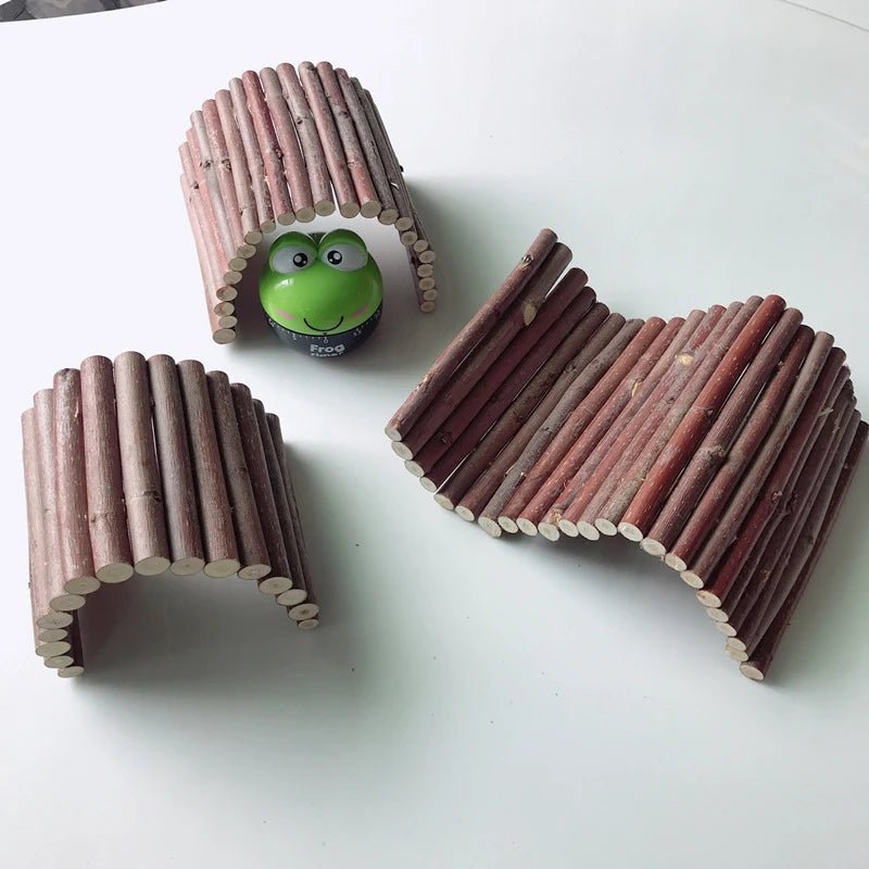 Willow Branch Chew Toy - Natural Climbing Ladder & Bridge for Small Pets - The Best For Pets