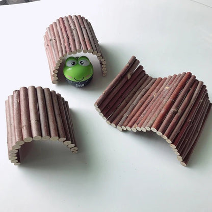 Willow Branch Chew Toy - Natural Climbing Ladder & Bridge for Small Pets - The Best For Pets