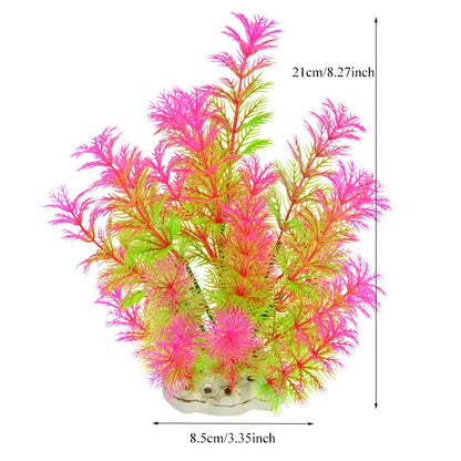 Artificial Aquarium Decoration Plant Plastic Water Grass