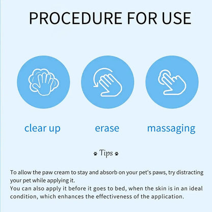 Paw Balm 50g - Protective Cream for Cat & Dog Paws & Nose Moisturiser