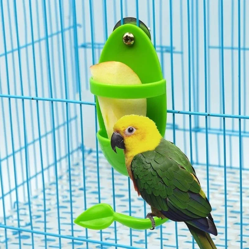 Bird Cuttlebone Holder 11cm - Cage Feeding Holder for Vegetables & Fruits