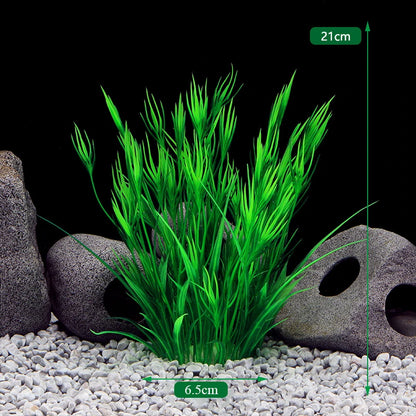 Artificial Aquarium Decoration Plant Plastic Water Grass