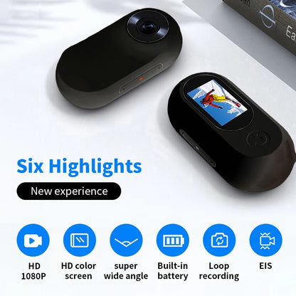 Pet Collar Camera 1080P HD - Wireless Action Camera for Dogs & Cats