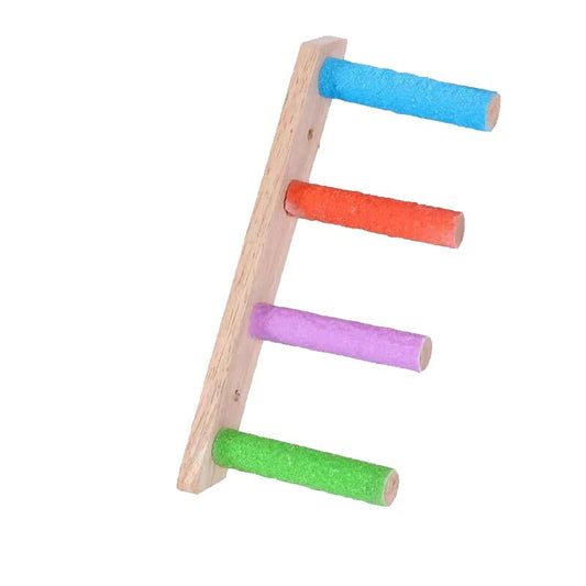 Wooden Bird Climbing Ladder - Interactive Exercise Toy for Parrots - The Best For Pets