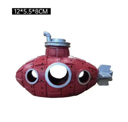 Resin Submarine Cave – Fish & Shrimp Shelter Aquarium Decoration