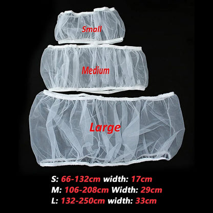 Mesh Bird Cage Cover – Dustproof Nylon Net for Parrot Cages, S/M/L Sizes