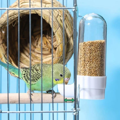 Bird Water Dispenser - Hanging Automatic Feeder for Parrots & Small Birds