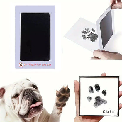 Paw Print Ink Pad Kit – Safe, Non-Toxic Inkless Pad for Pet & Baby Keepsake Prints