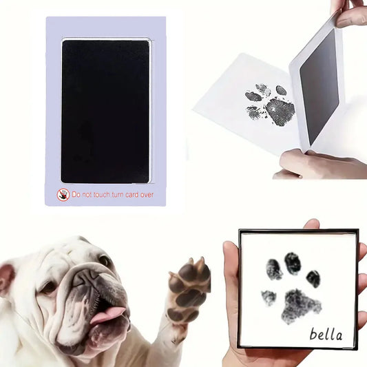 Paw Print Ink Pad Kit – Safe, Non-Toxic Inkless Pad for Pet & Baby Keepsake Prints