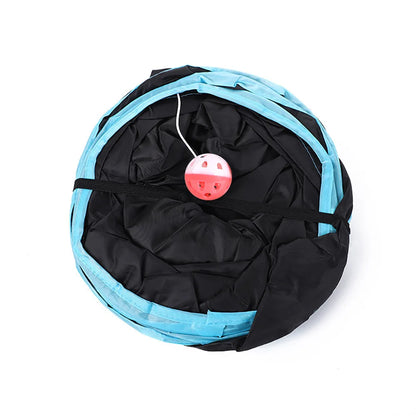 Foldable Cat Tunnel Toy – Interactive Indoor Pet Play Tube for Cats & Kittens – Breathable, Durable, Portable Cat Play Tunnel Barrel loud paper