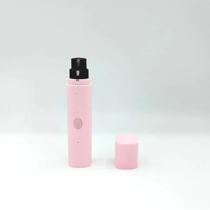 Rechargeable Electric Pet Nail Grinder – Quiet Clipper with LED Light for Dogs & Cats