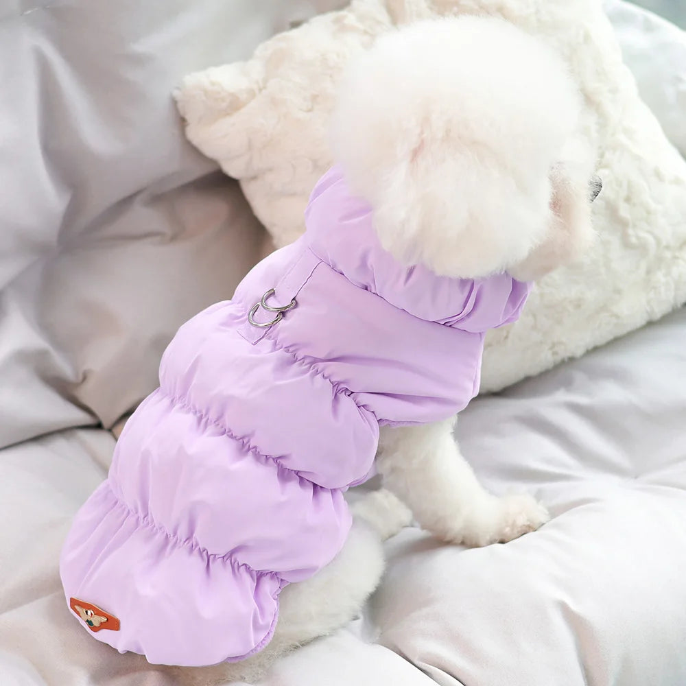 Winter Dog Coat - Soft Warm Padded Jacket for Small & Medium Dogs