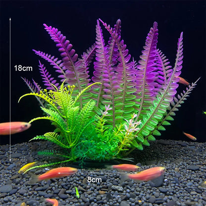 Artificial Aquarium Decoration Plant Plastic Water Grass