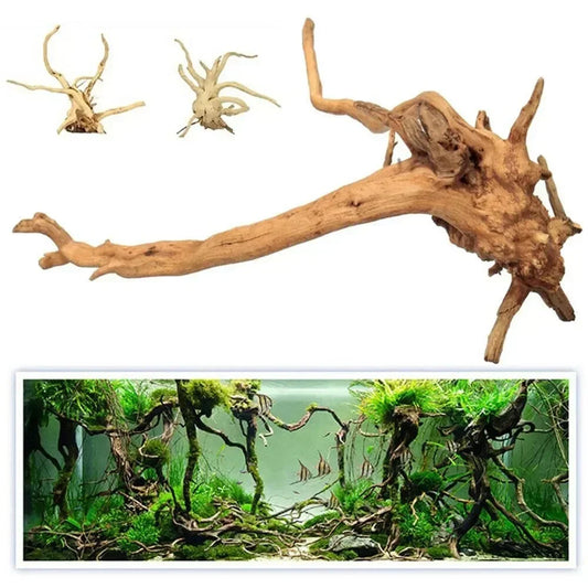 Natural Driftwood Roots – Small Aquarium Decoration & Habitat Ornament