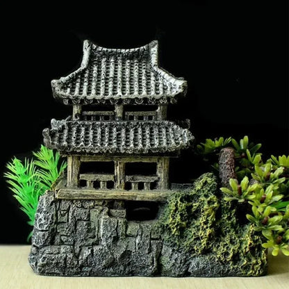 Resin House Ornament – Decoration for Aquarium Landscape