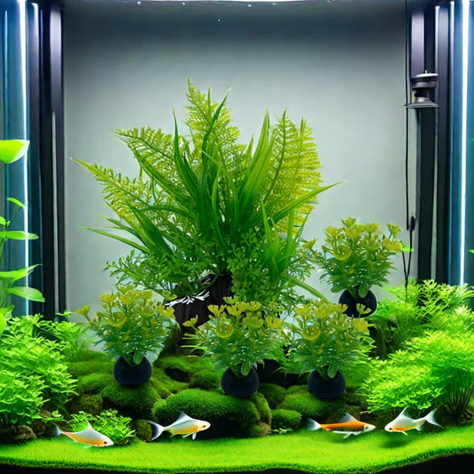 Artificial Water Grass – Plastic Aquarium Plant Decoration Ornaments