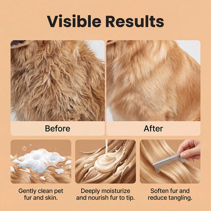 Natural Coconut Oil Pet Shampoo – Gentle Cleansing & Coat Care for Dogs & Cats