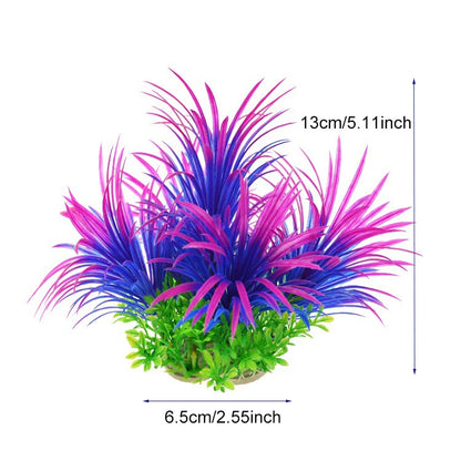 Artificial Aquarium Decoration Plant Plastic Water Grass