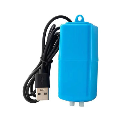 USB Air Pump Kit – Silent Oxygen Pump with Air Stone for Aquarium
