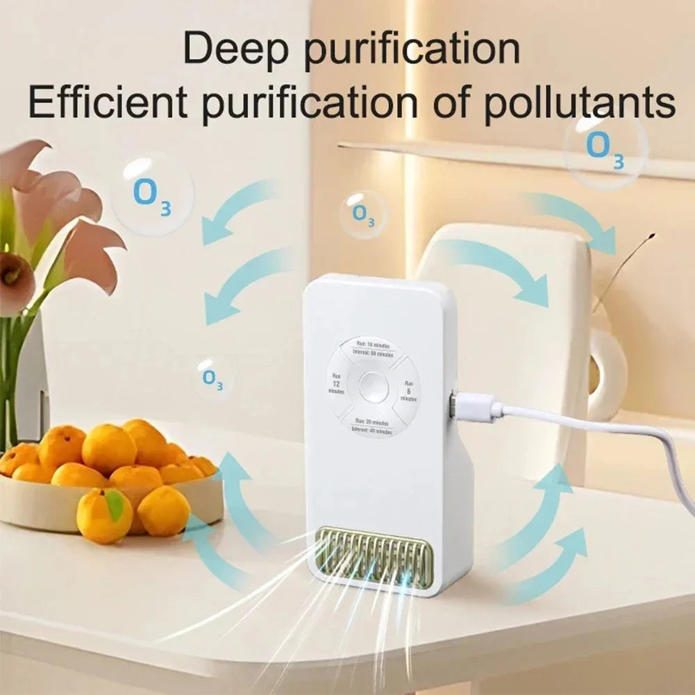 USB Pet Odour Eliminator and Air Purifier Deodoriser for Home and Fridge