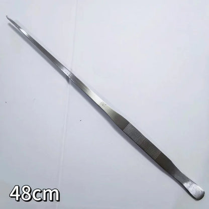 Multifunctional Stainless Steel Aquarium Tweezers – Elbow Aquascape & Feeding Tool