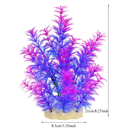 Artificial Aquarium Decoration Plant Plastic Water Grass