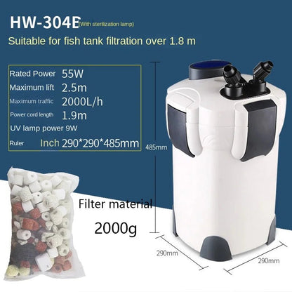 SunSun External Canister Filter System – Multi - Stage Aquarium Filtration for 100–500L Tanks (Multiple Sizes Available) - The Best For Pets
