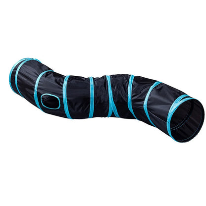 Foldable Cat Tunnel Toy – Interactive Indoor Pet Play Tube for Cats & Kittens – Breathable, Durable, Portable Cat Play Tunnel Barrel loud paper