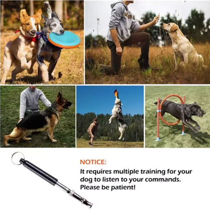 Ultrasonic Dog Training Whistle - Professional Pet Recall & Obedience Tool