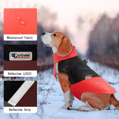 Waterproof Dog Jacket - Winter Warm Coat for Small & Large Dogs