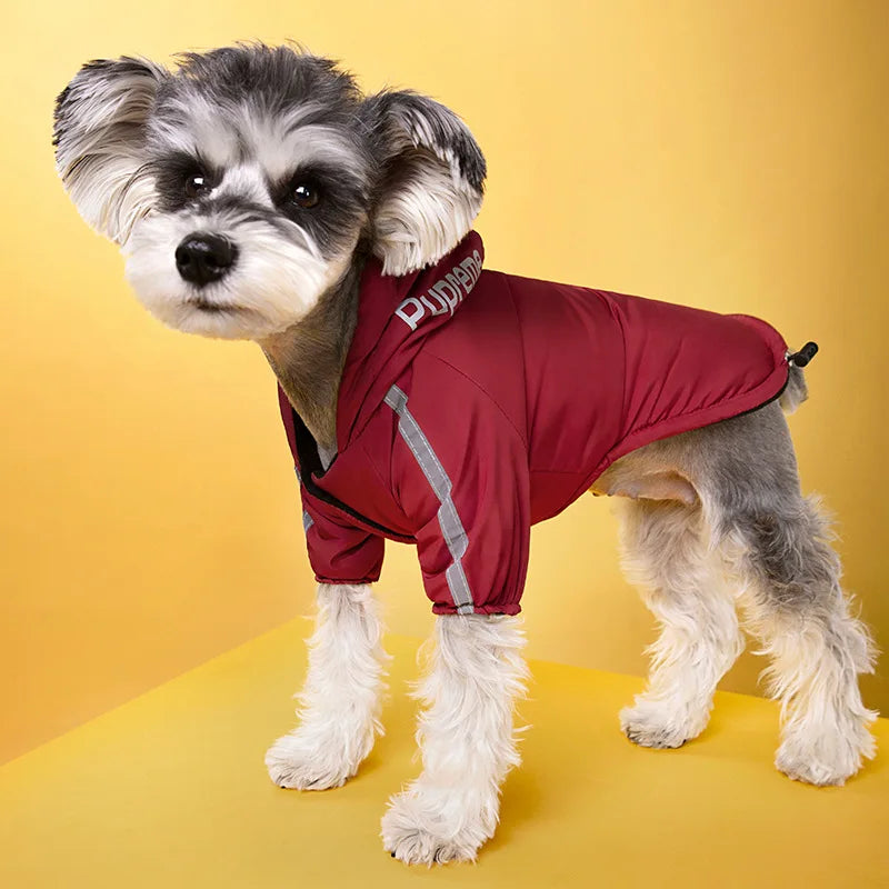 Waterproof Reflective Dog Coat - Winter Warm Fleece Jacket for Small & Medium Dogs