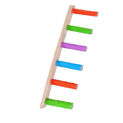 Wooden Bird Climbing Ladder - Interactive Exercise Toy for Parrots - The Best For Pets