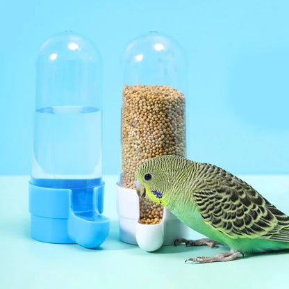 Bird Water Dispenser - Hanging Automatic Feeder for Parrots & Small Birds