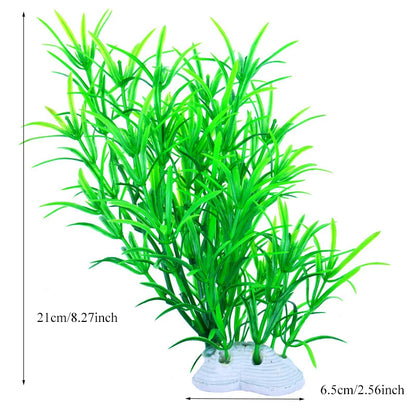 Artificial Aquarium Decoration Plant Plastic Water Grass