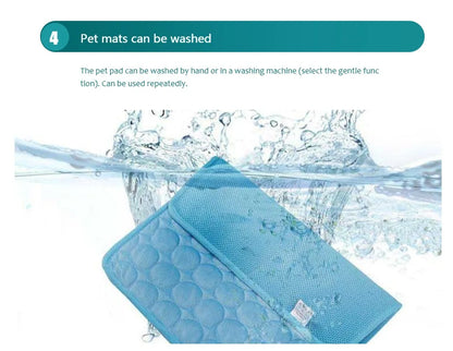 Cooling Beds For Pets – Washable Gel Pad for Dogs & Cats