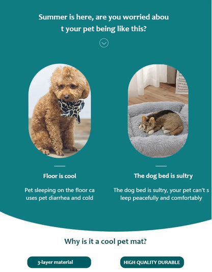 Cooling Beds For Pets – Washable Gel Pad for Dogs & Cats
