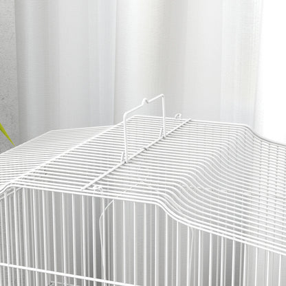 Large Bird Cage 59cm - Spacious Cage with Perches, Food Bowls & Swing - The Best For Pets