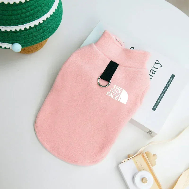 Dog Fleece Sweater Vest - Warm Autumn Winter Sweater for Small Dogs