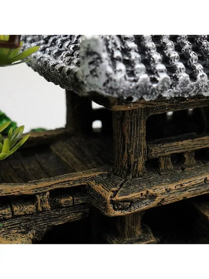Resin House Ornament – Decoration for Aquarium Landscape