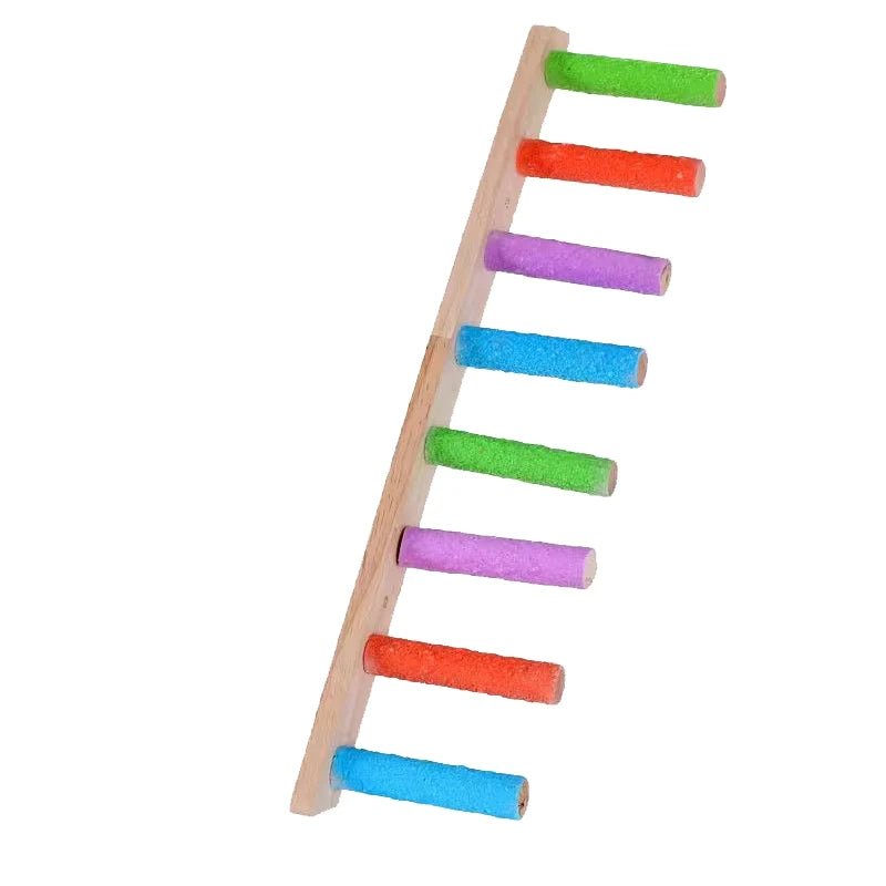 Wooden Bird Climbing Ladder - Interactive Exercise Toy for Parrots - The Best For Pets