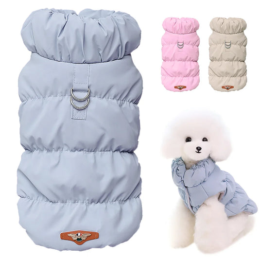 Winter Dog Coat - Soft Warm Padded Jacket for Small & Medium Dogs