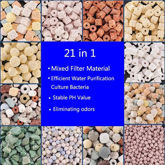 21 Types Bio Balls – Aquarium Filter Media for Fish Tank Filtration