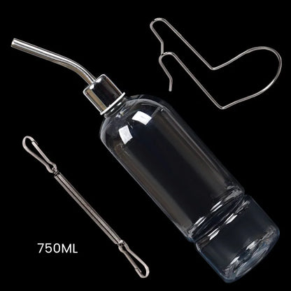 1Pc Plastic Rabbit Water Bottle – Cage Dispenser for Hamster, Bunny & Small Pets