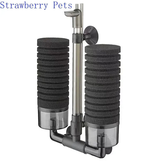 Aquarium Bio Sponge Filter – Air-Powered Skimmer & Water Cleaner
