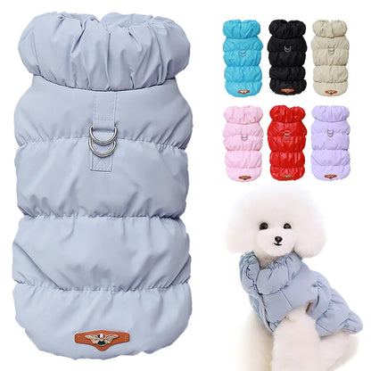 Winter Dog Coat - Soft Warm Padded Jacket for Small & Medium Dogs
