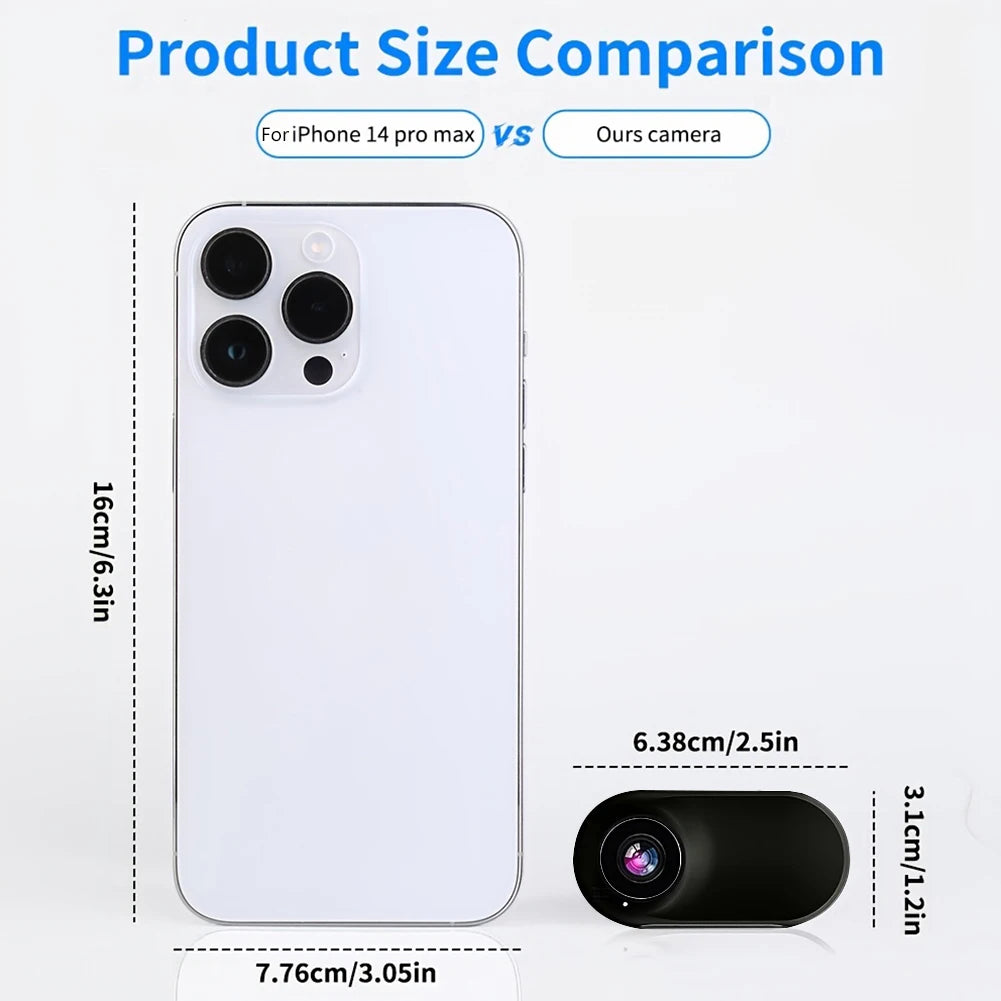 Pet Collar Camera 1080P HD - Wireless Action Camera for Dogs & Cats