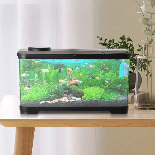 50L Acrylic Aquarium Kit – Tank with Light for Fish, Shrimp & Plants