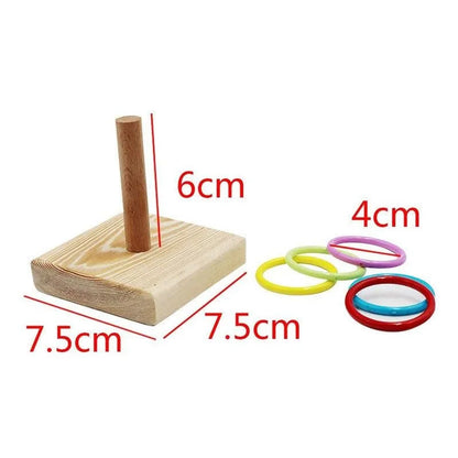 Parrot Training Ring Toy – Interactive Educational Bird Toy