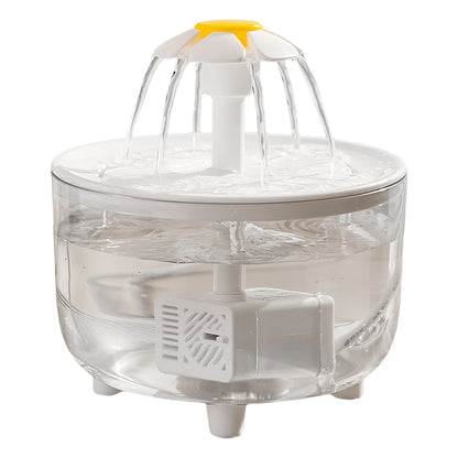1200ml Automatic Filtered Cat Water Fountain – USB Electric, Quiet Pet Drinking Dispenser