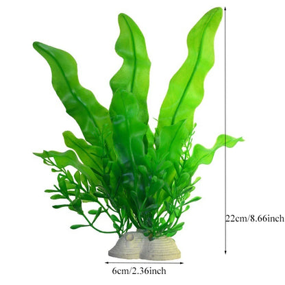 Artificial Aquarium Decoration Plant Plastic Water Grass